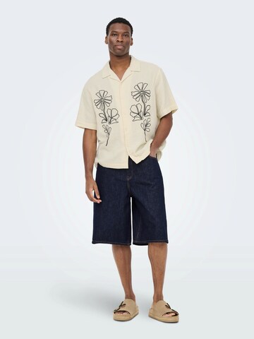 Baggy Jean 'ONSCARL' Only & Sons en bleu