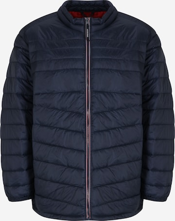 Veste mi-saison 'Hero' Jack & Jones Plus en bleu : devant