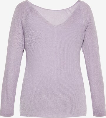 Pull-over faina en violet