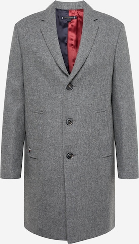 Tommy Hilfiger Tailored Between-Seasons Coat in Grey: front