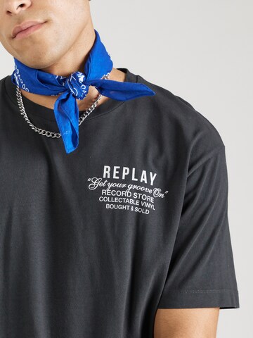 REPLAY T-shirt i grå