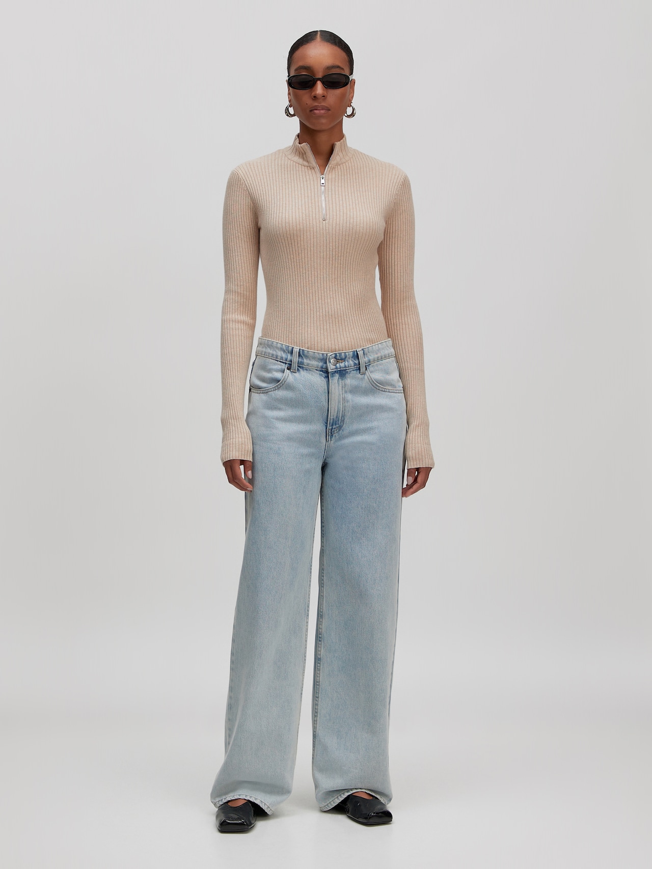 EDITED Pullover 'Alison' beige