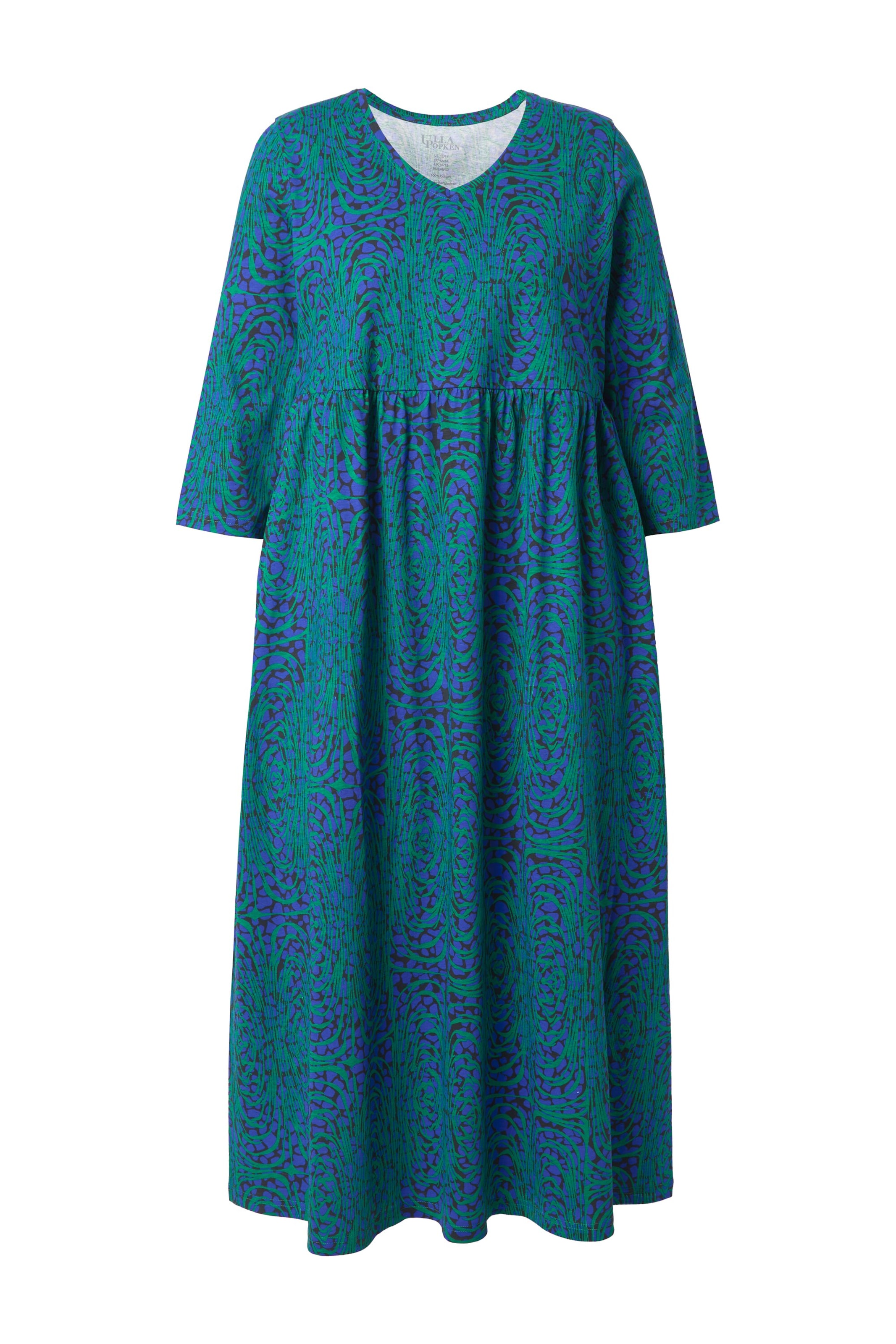 Ulla Popken Jurk in Groen: voorkant