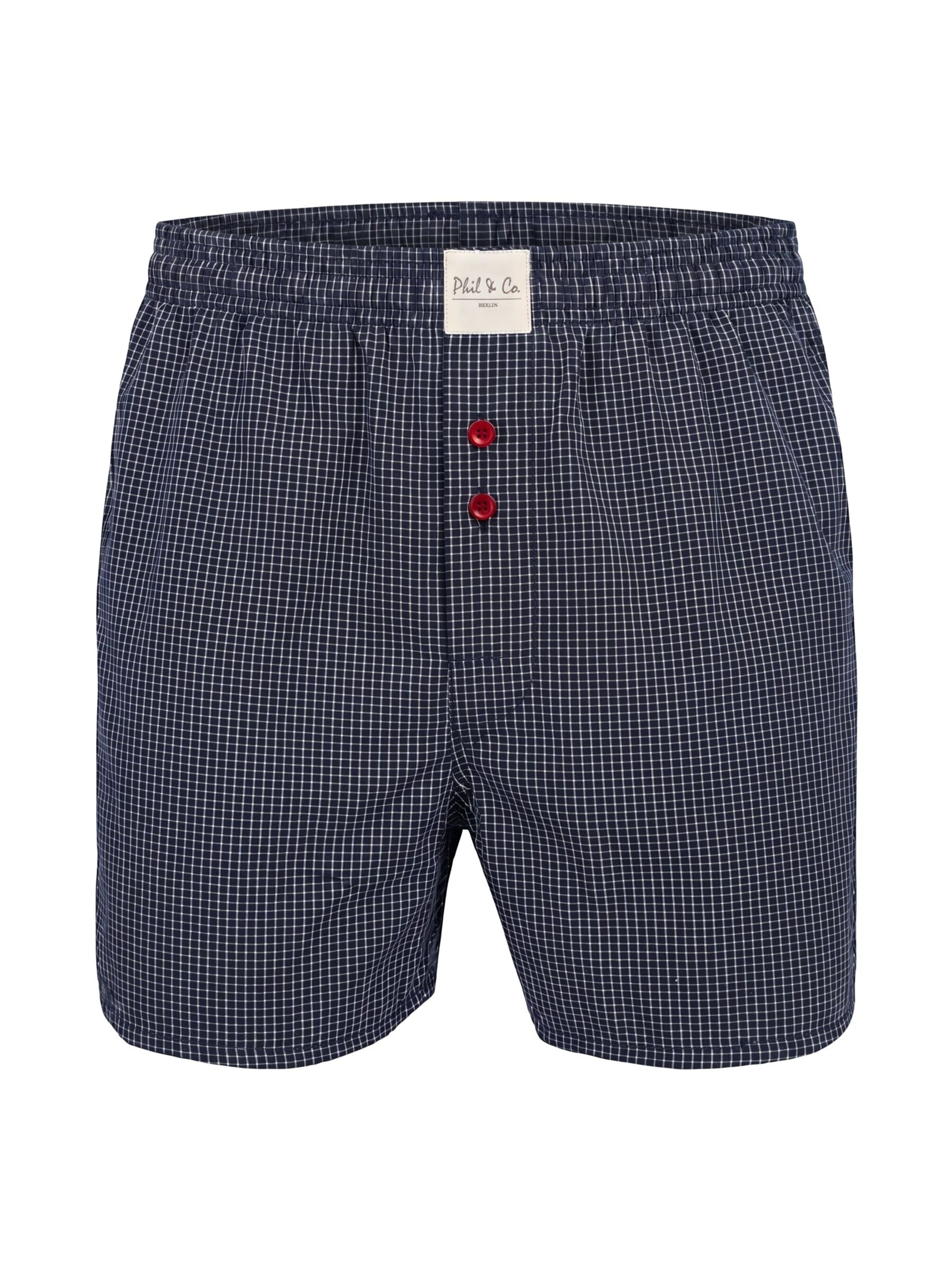Phil & Co. Berlin Boxer shorts 'Phil & Co. Berlin Men's Woven Boxers 8 Pack – Loose Fit Boxer Shorts – 60% Cotton & 40% Polyester – Breathable, Wrinkle-Resistant & Easy Care' in Mixed colours