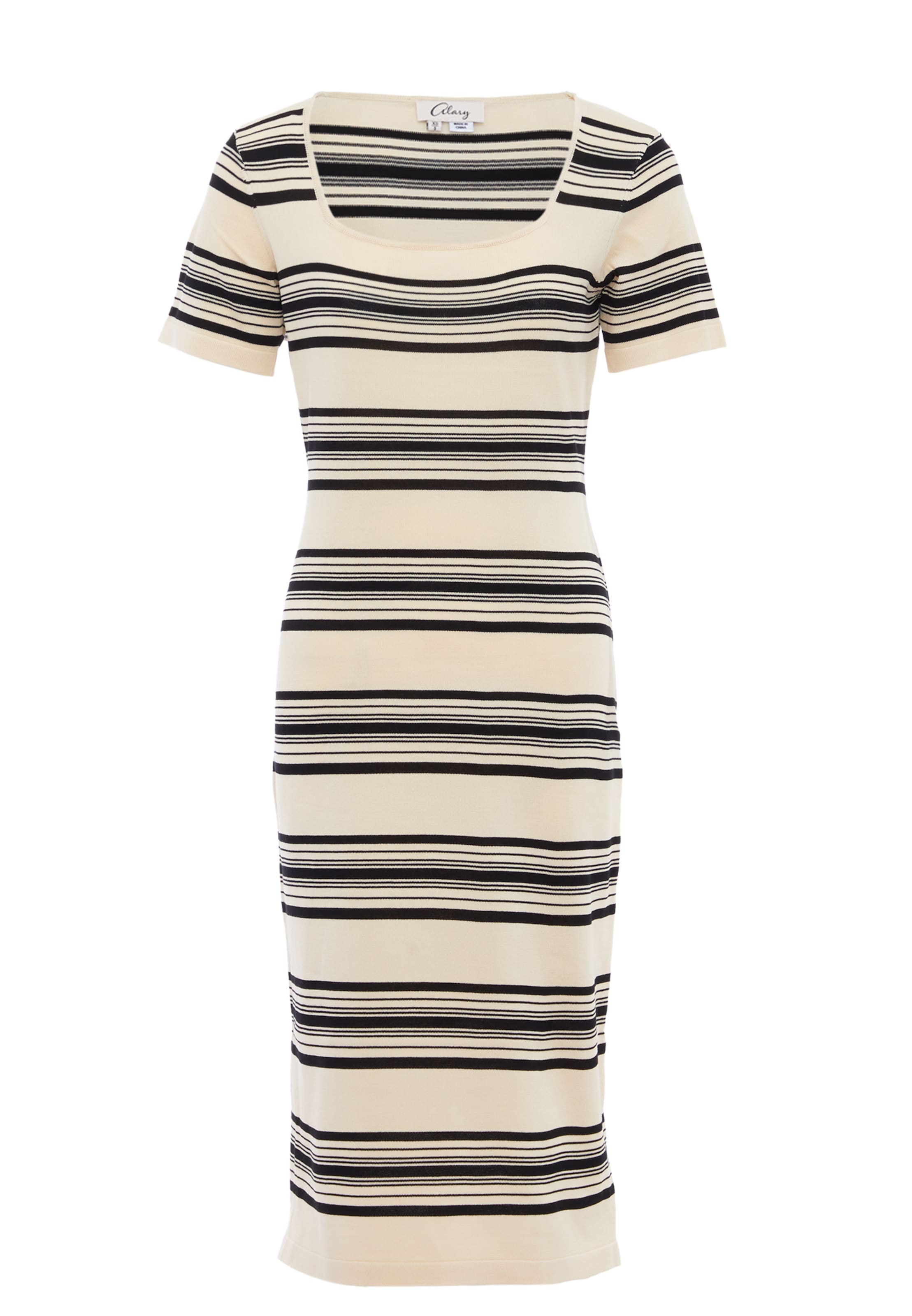 fekete / gyapjúfehér ALARY Kötött ruhák, Termék nézet