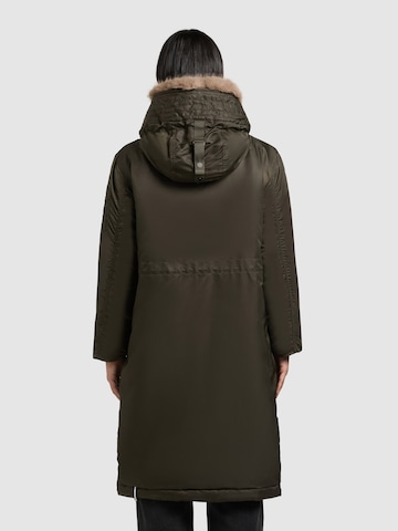 Veste d’hiver 'Oliva' khujo en vert