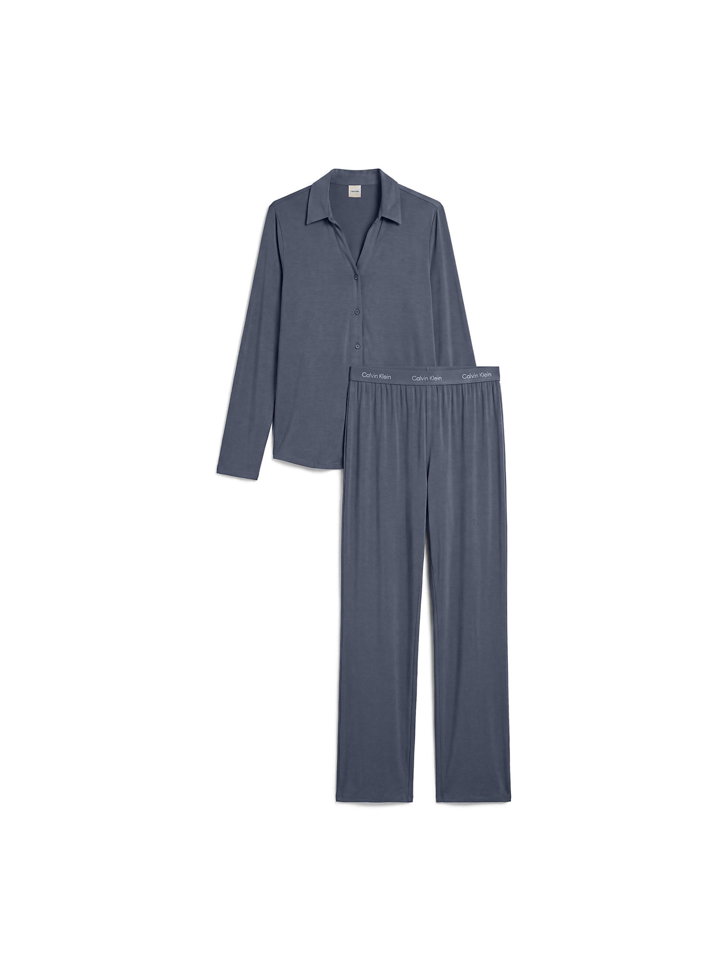 Calvin Klein Underwear Pyjama in Grijs: voorkant
