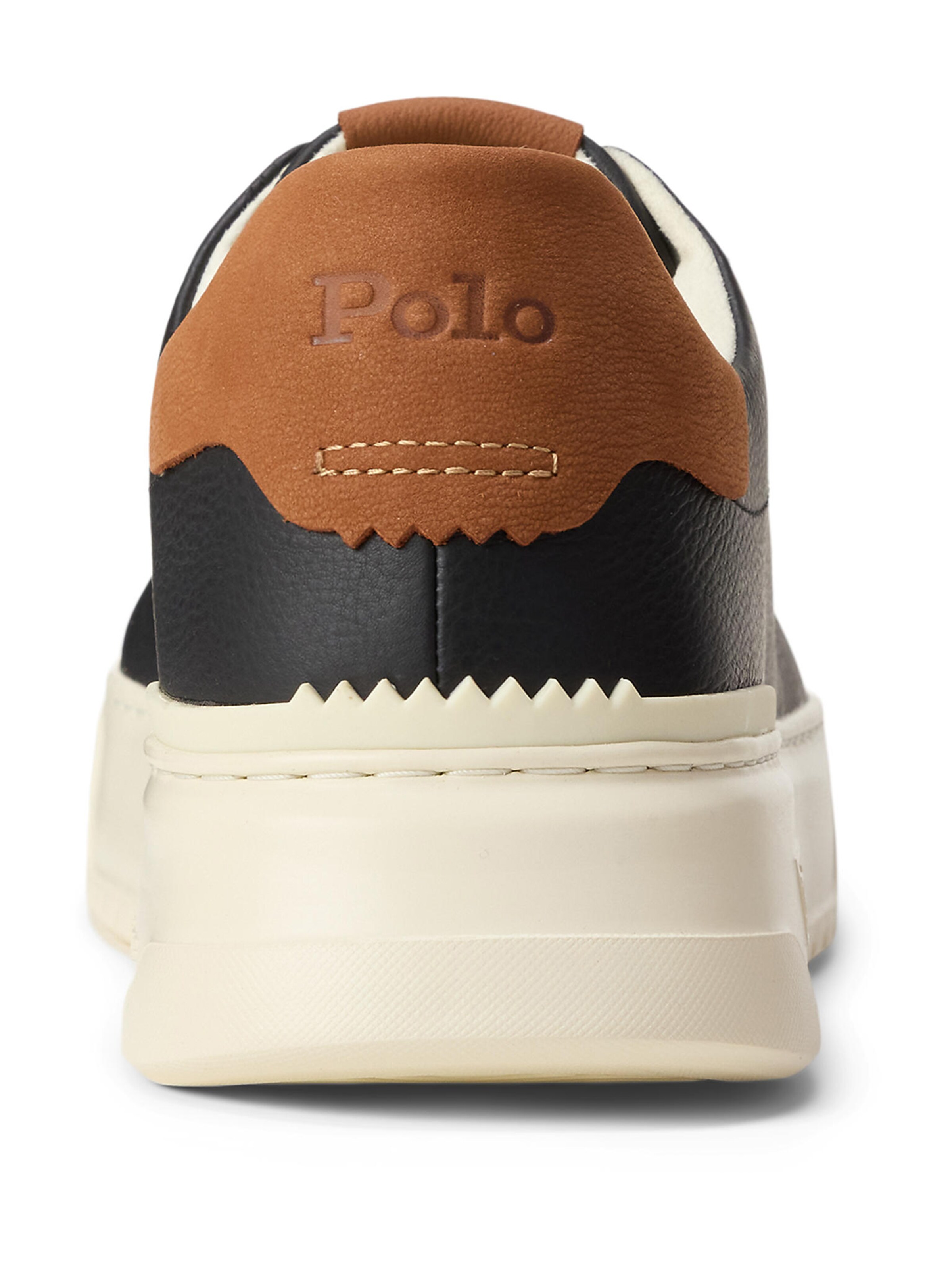 Polo Ralph Lauren Rövid szárú sportcipők 'COURT' - fekete