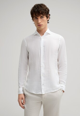 JOOP! Slim fit Overhemd 'Pit' in Wit: voorkant