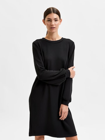 SELECTED FEMME Jurk 'Tenny' in Zwart: voorkant