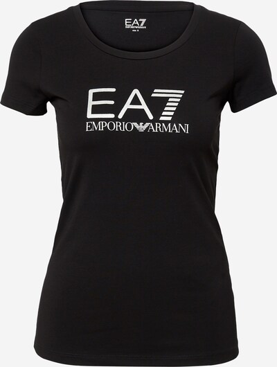 EA7 Emporio Armani T-shirt en noir / blanc, Vue avec produit