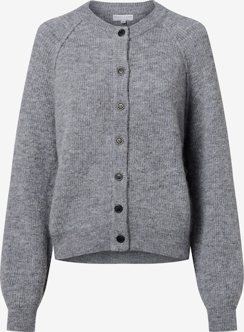 Cardigan Marie Lund en gris : devant