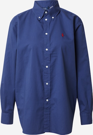Camicia da donna Polo Ralph Lauren di colore navy / rosso, Visualizzazione prodotti