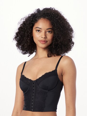 Gilly Hicks Bralette Bra in Black: front