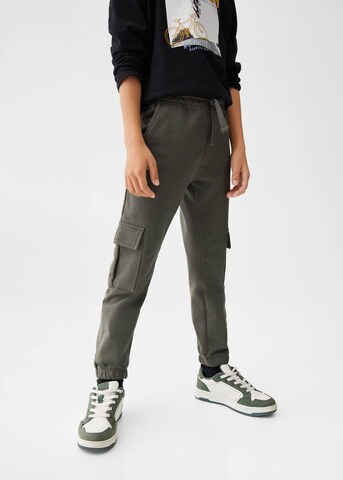 MANGO KIDS Regular Broek 'Palermo' in Groen: voorkant