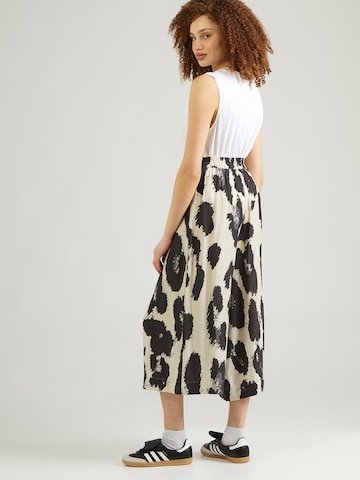 MSCH COPENHAGEN Wide Leg Housut 'Karalie Jusia' värissä ruskea