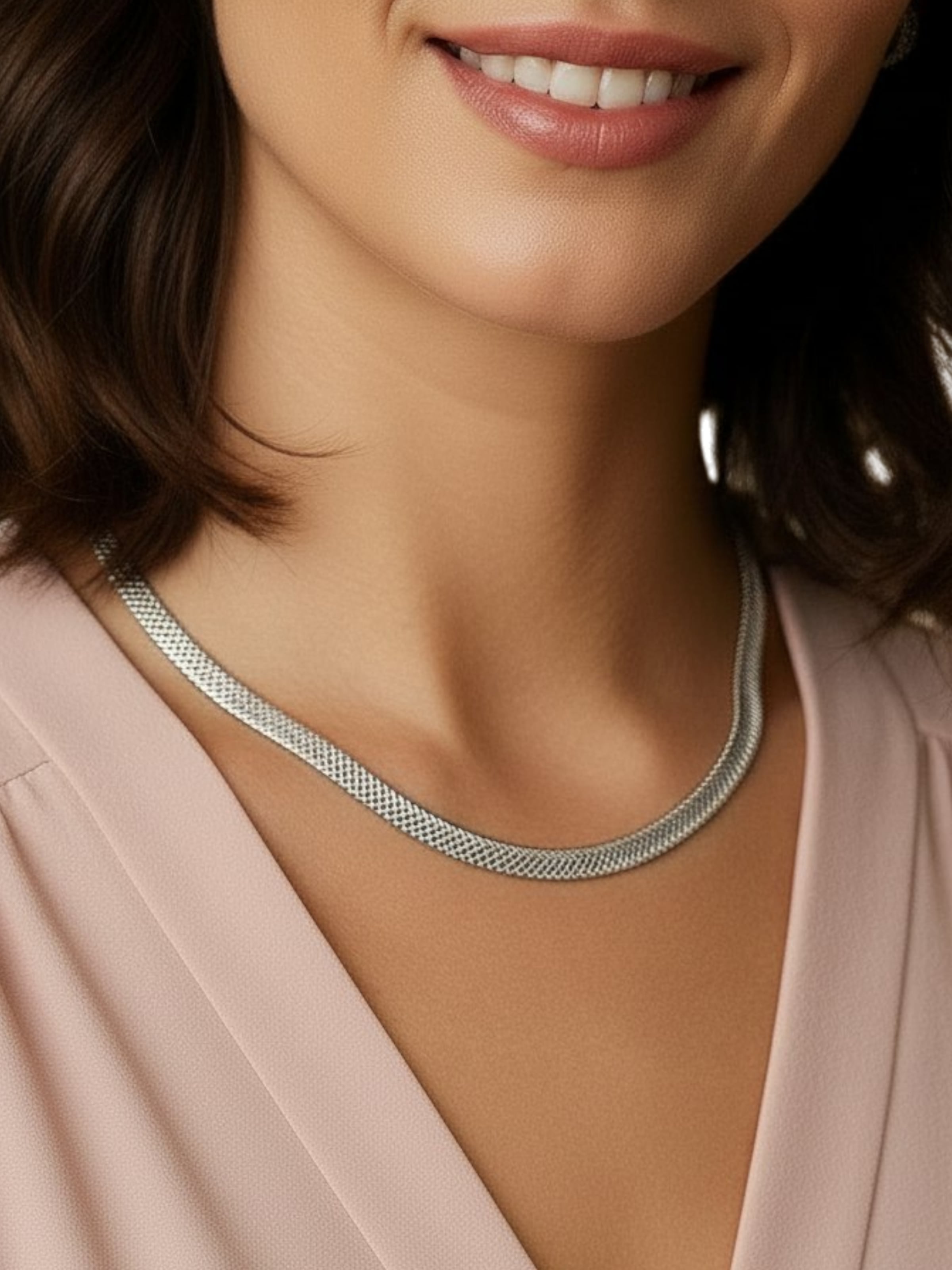 La Moda Me - Cadena 'Nelli' en plata