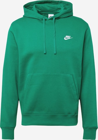 Nike Sportswear - Ajuste regular Sudadera 'CLUB' en verde: frente