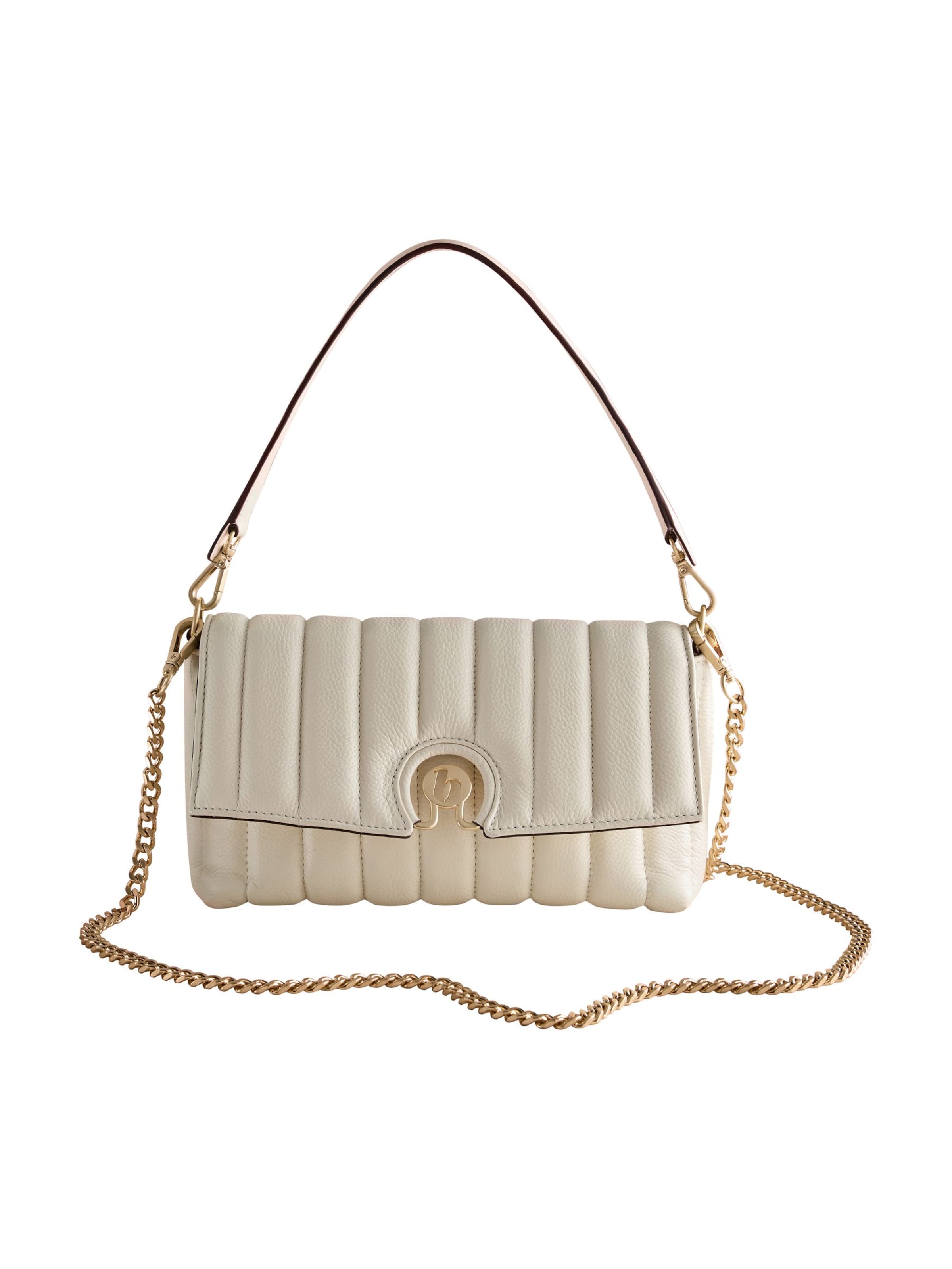 Borsa a tracolla di B by Ted Baker in beige: frontale