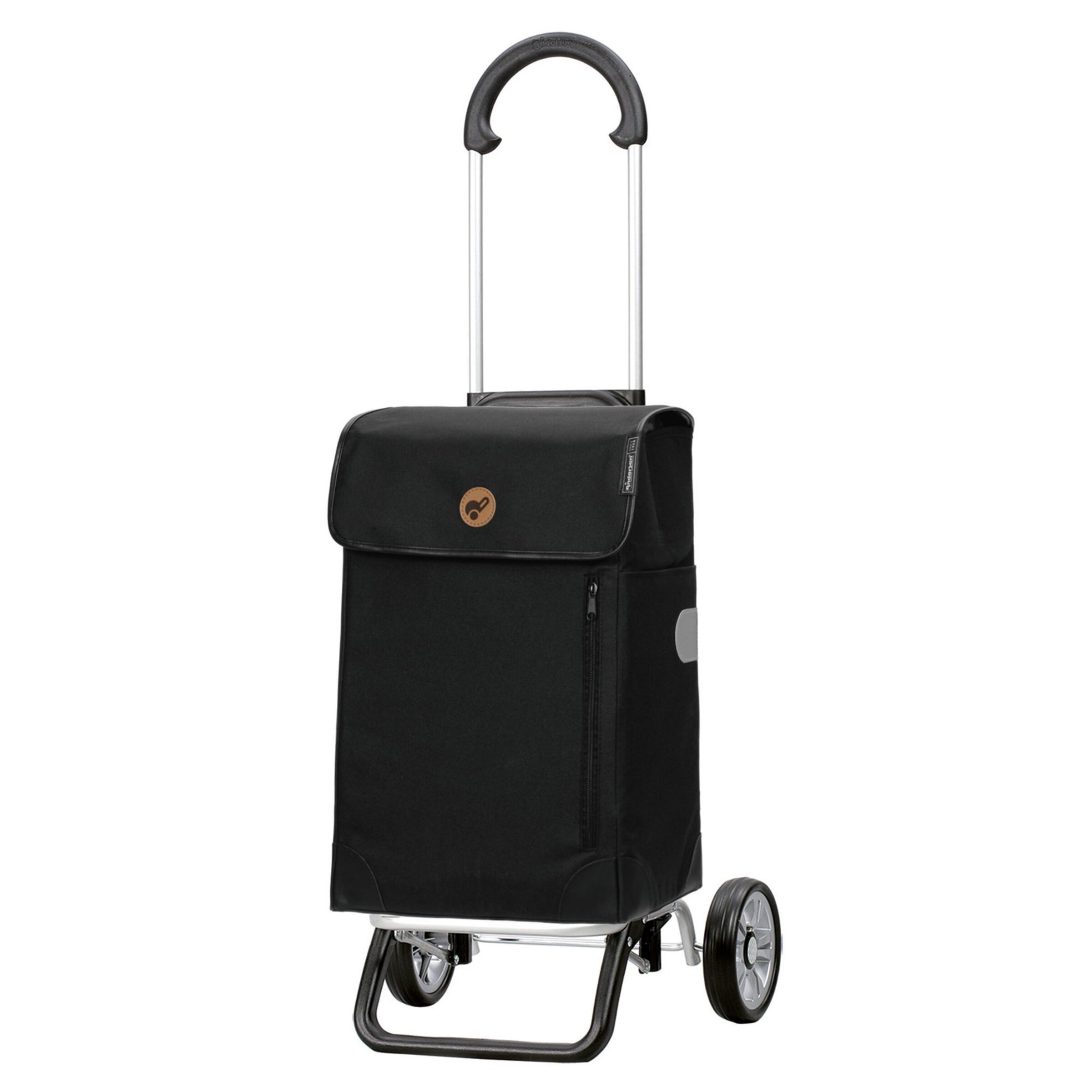 Andersen Shopper Trolley 'Plus Weda' in Zwart: voorkant