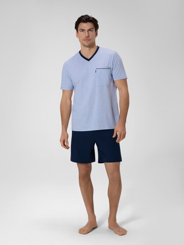 Ammann Shorty ' Organic Melange ' in Blau: Vorderseite