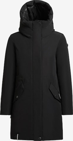 khujo Wintermantel 'Diance' in Schwarz: Vorderseite