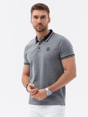 Ombre Shirt 'S1618' in Zwart: voorkant