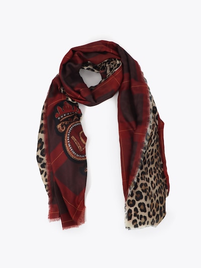 Didelis audinys iš Lola Casademunt, spalva – smėlio spalva / raudona / juoda, Prekių apžvalga