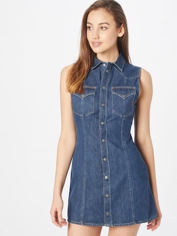 DIESEL Summer Dress 'GLO' in Blue: front