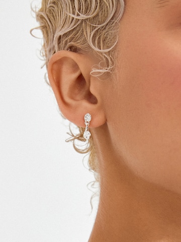 PilgrimNaušnice 'Eliyah' - srebro boja