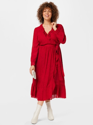Michael Kors Plus Obleka | rdeča barva