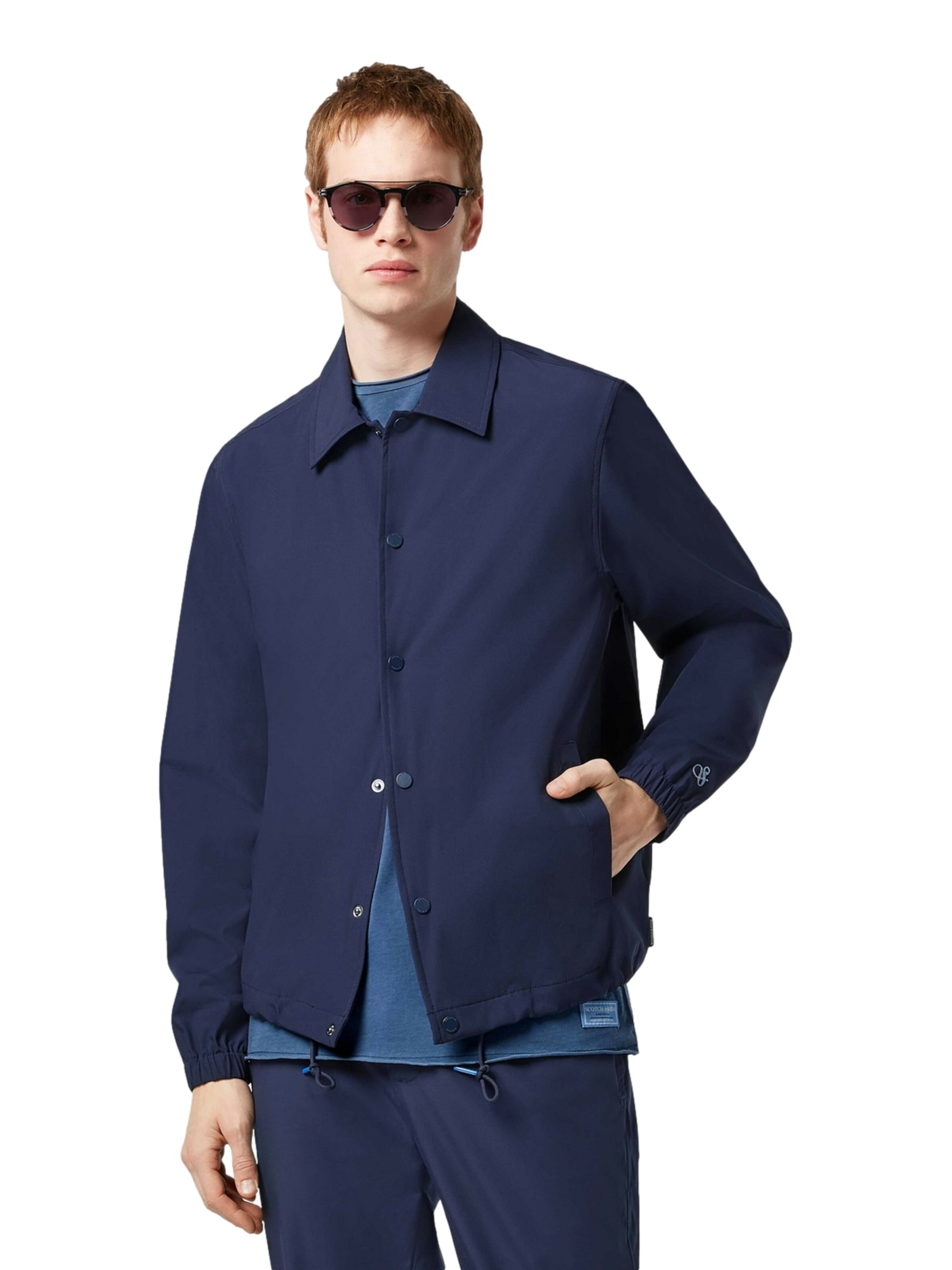 SCOTCH & SODA Overgangsjakke i blå: forside