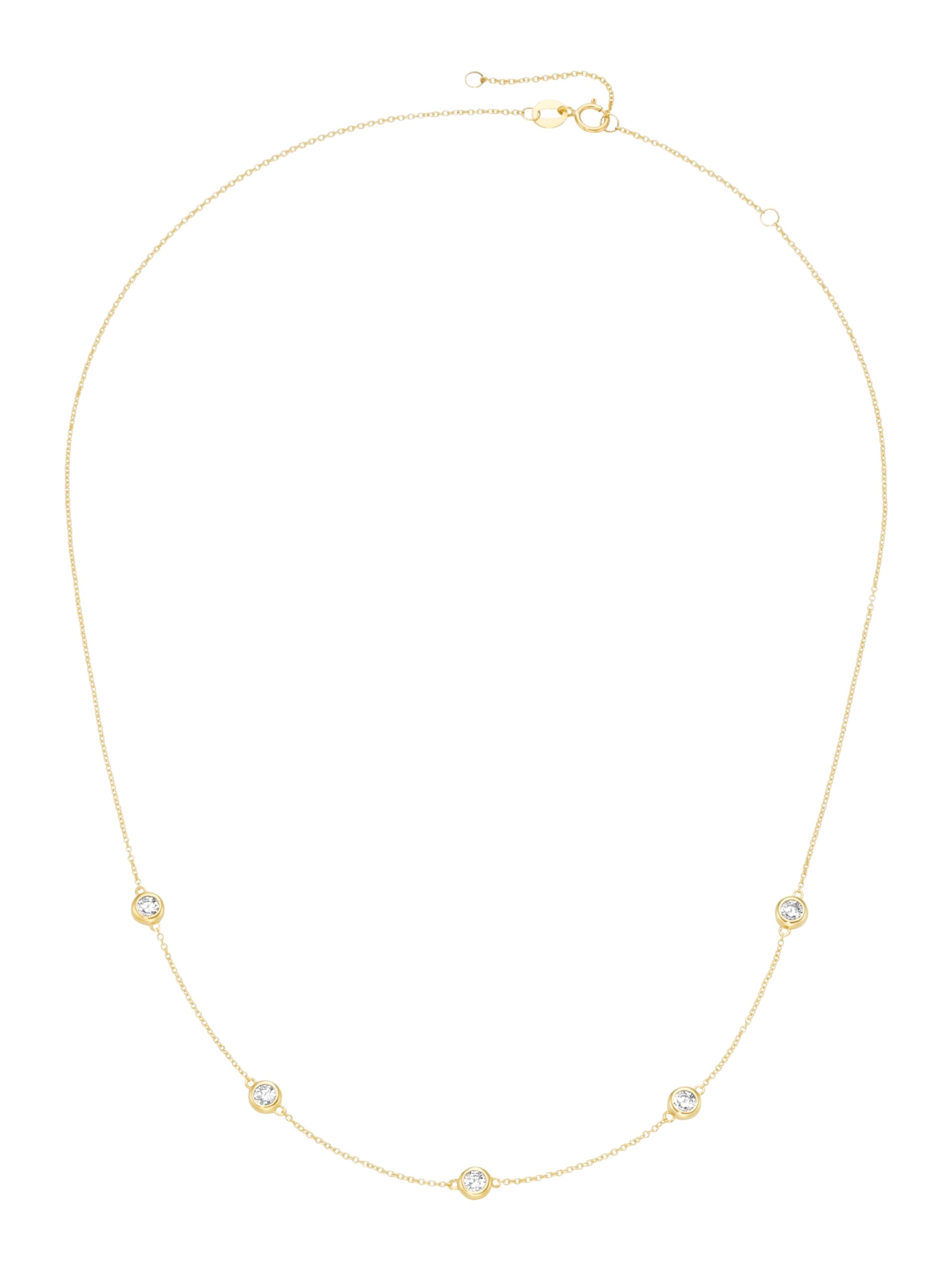 Luigi Merano Colar em ouro / transparente, Vista do artigo