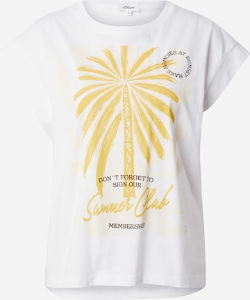 s.Oliver Shirt in White: front