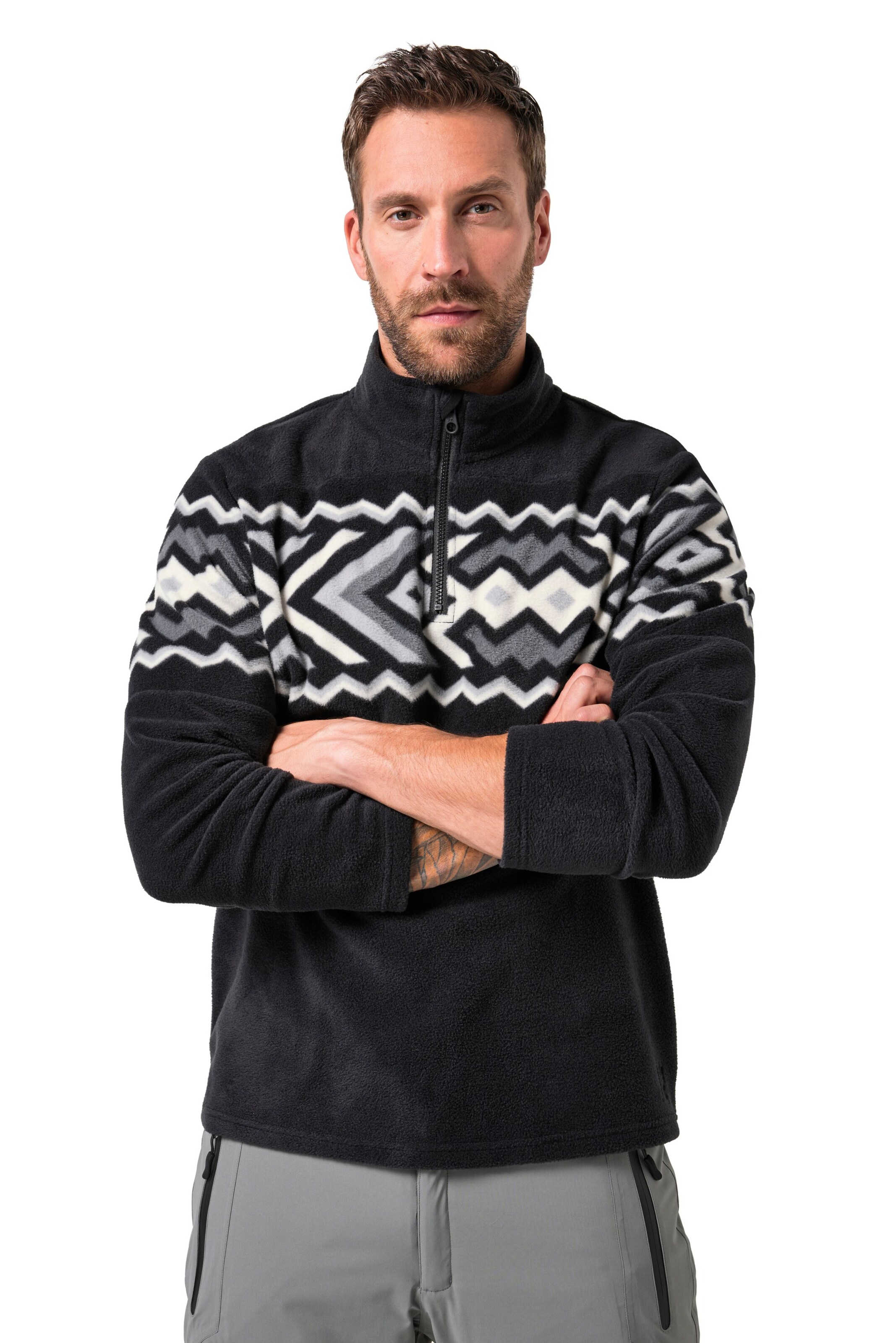 JAY-PI Sweatshirt in Black: front