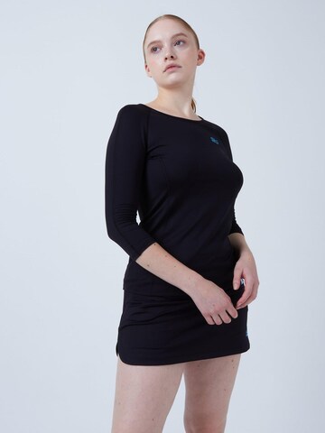 SPORTKIND Performance Shirt '3/4-Longsleeve Shirt' in Black: front