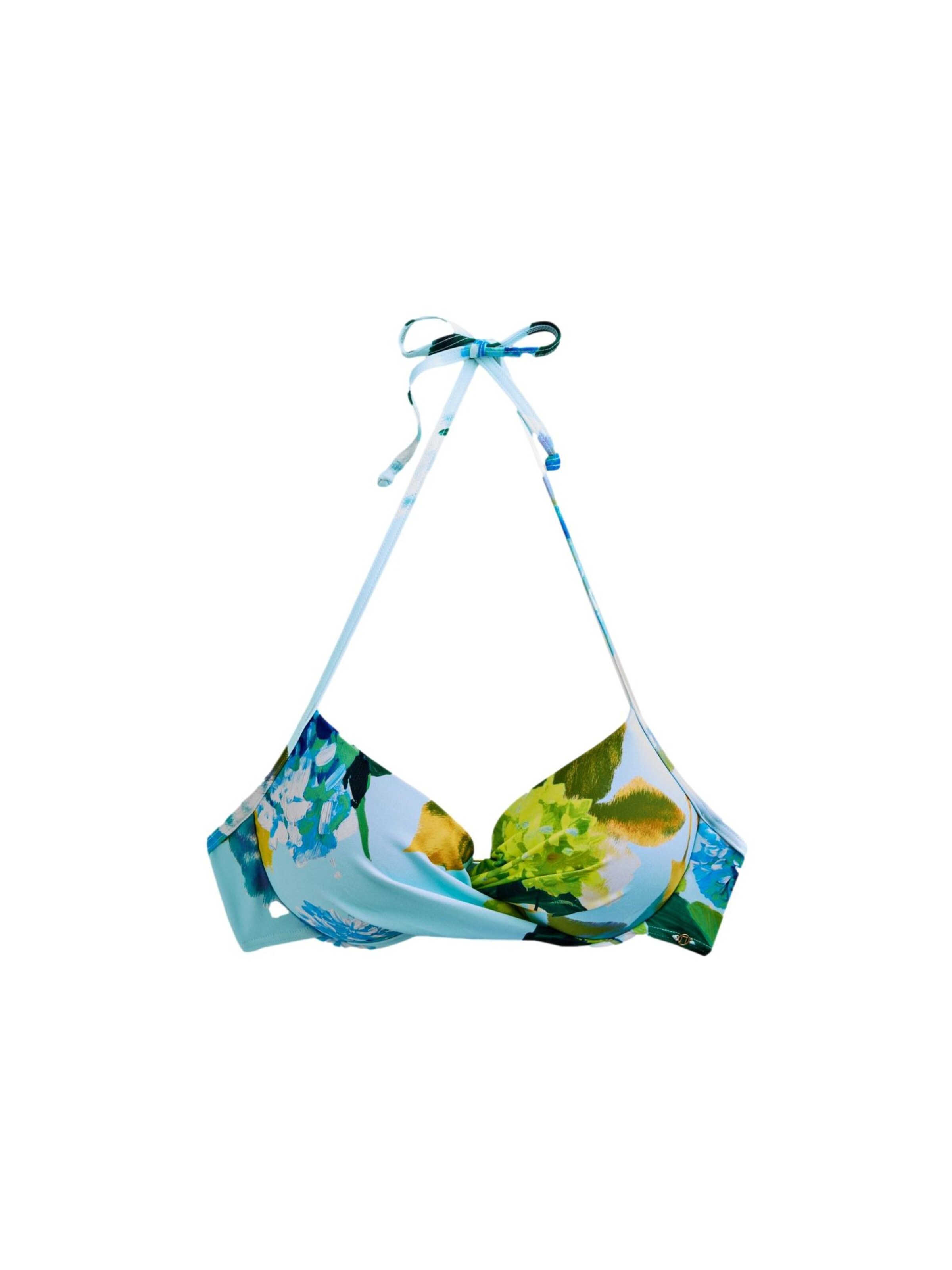 Next Klassisch Bikinitop in Blau: Vorderseite