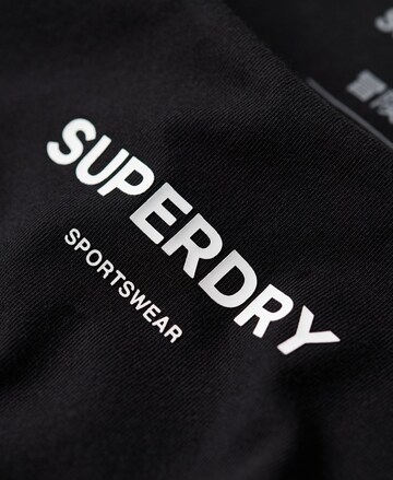 Superdry Bustier Sport-BH in Schwarz