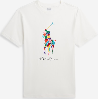 Polo Ralph Lauren T-Shirt en bleu / jaune / vert / blanc, Vue avec produit