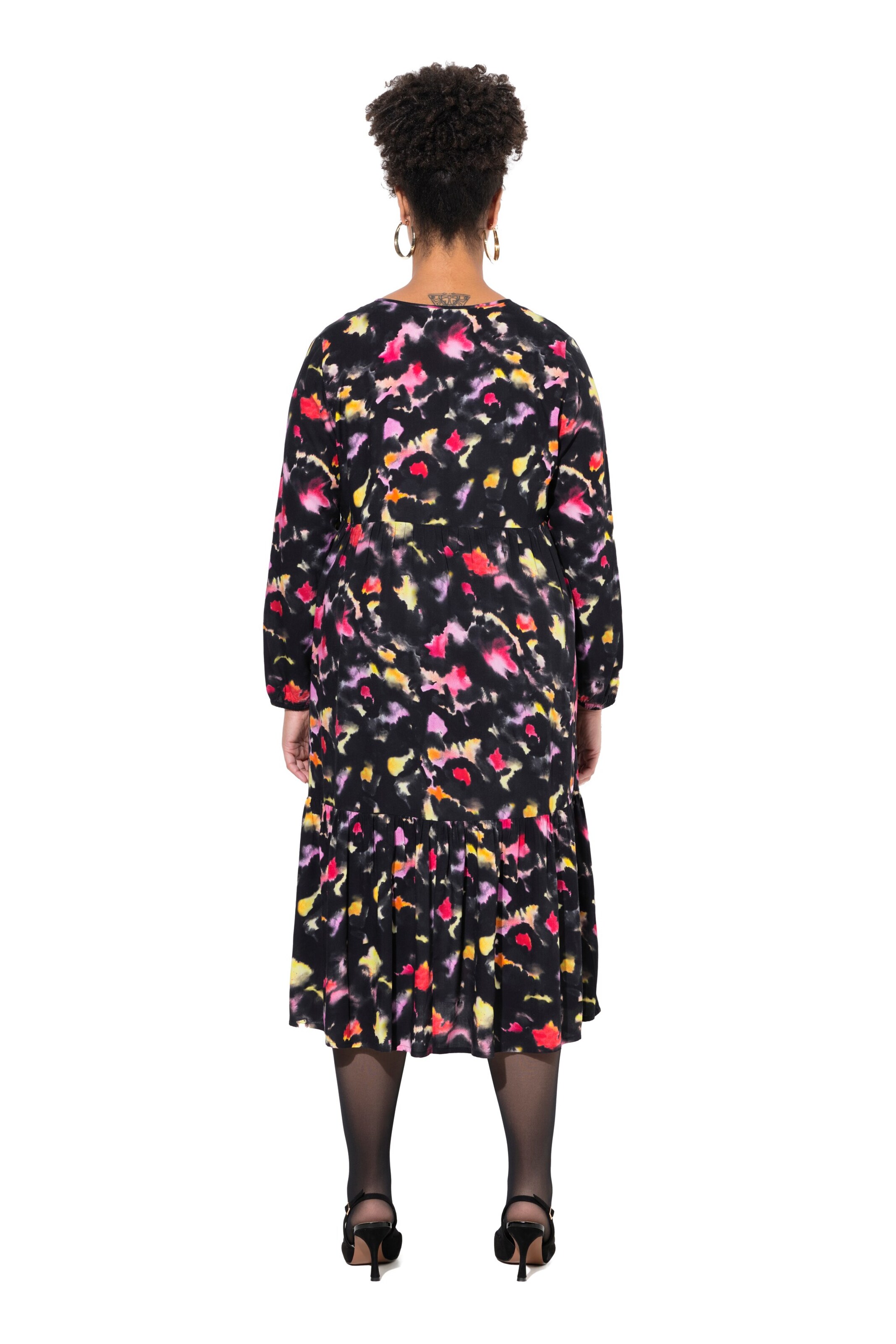 MIAMODA Shirt dress in Black