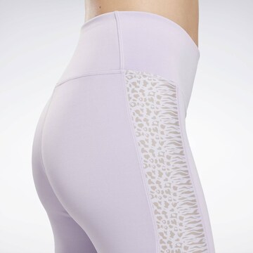 Reebok Skinny Sporthose 'Safari' in Lila