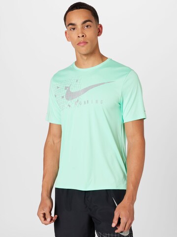 NIKE - Camiseta funcional 'Miller' en verde: frente