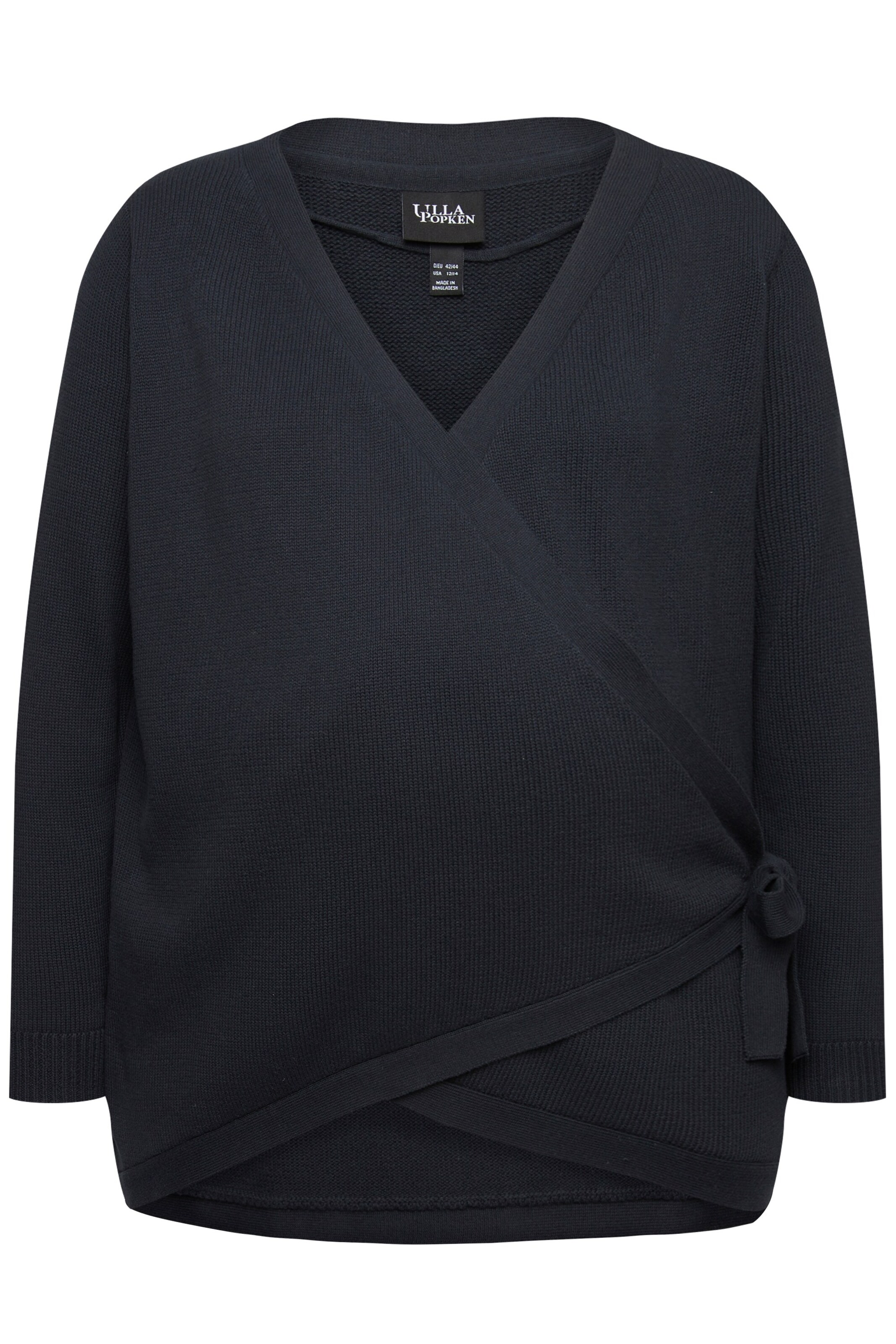 Ulla Popken Trui in Blauw: voorkant