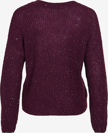VILA Sweater 'NAJLA' in Purple