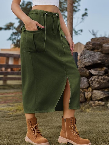 Yesfashion Skirt in Green