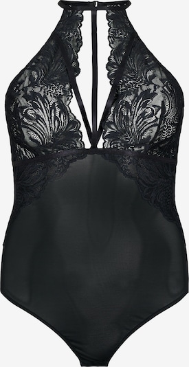 Devoted by Zizzi Body lingerie 'Capivu' en noir, Vue avec produit