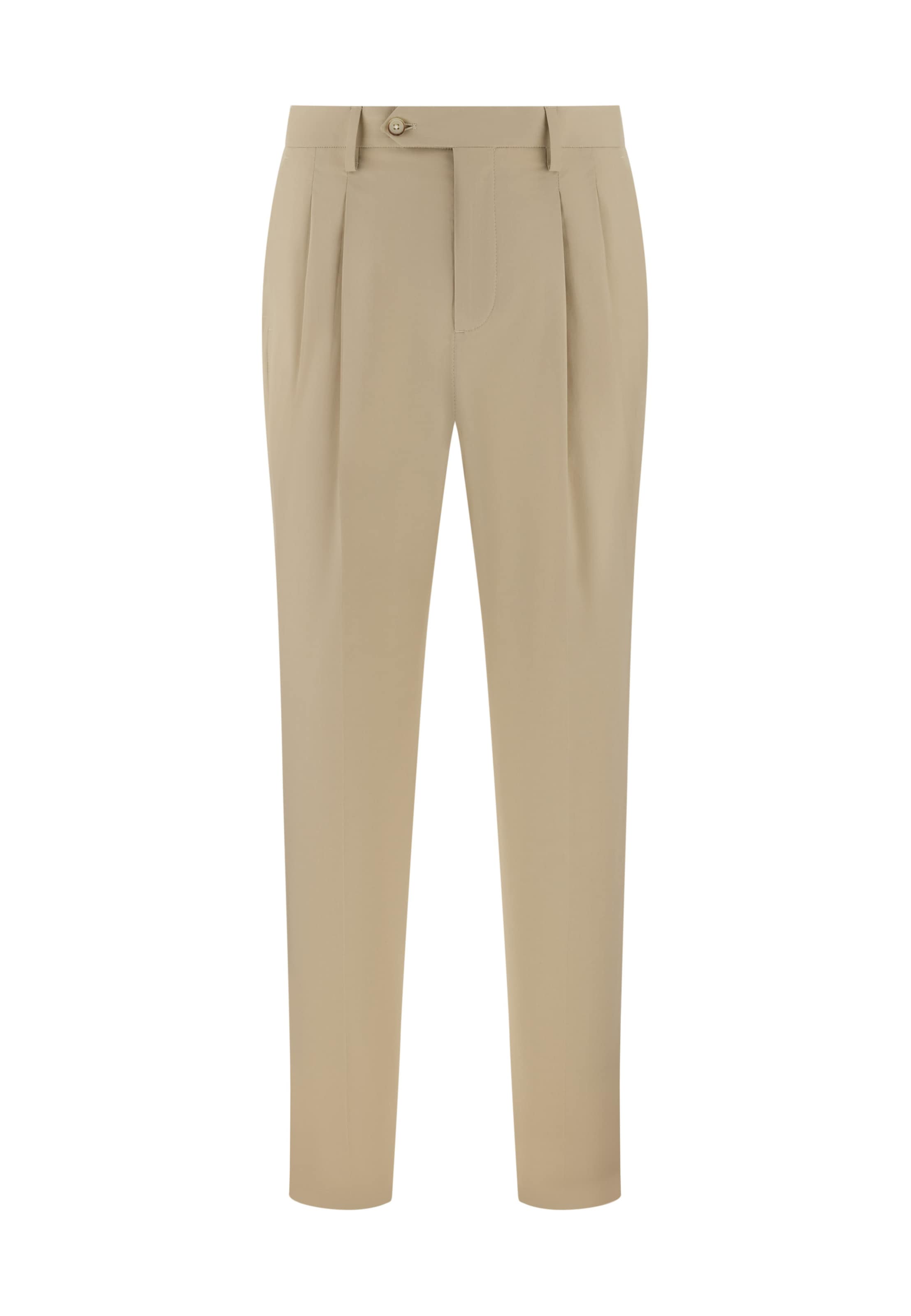 Boggi Milano Chino 'B SUSTAINABLE' in 44 in de kleur Beige, Productweergave