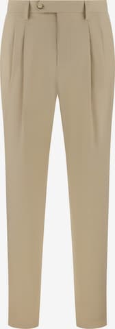 Boggi Milano - Slimfit Calças chino 'B SUSTAINABLE' em bege: frente