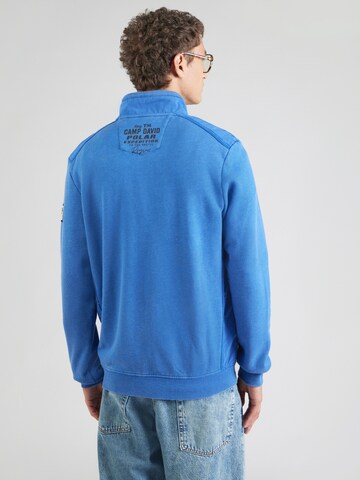 CAMP DAVID - Sudadera con cremallera en azul