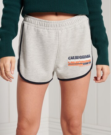 Superdry Regular Pants 'Cali' in Grey